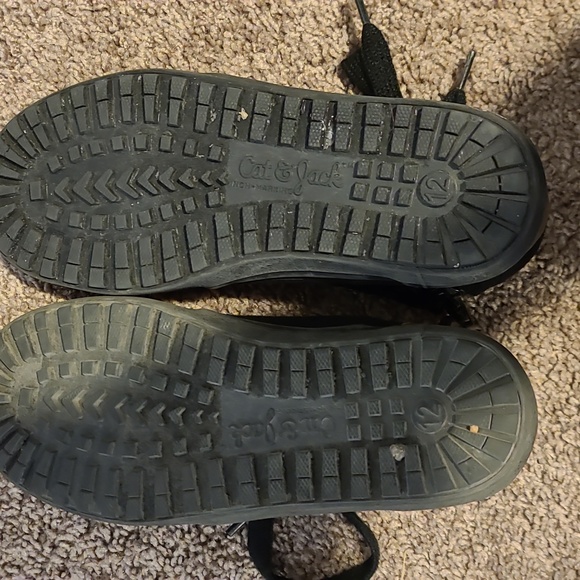 Cat & jack Size 12 black and brown suede shoes - Picture 4 of 4